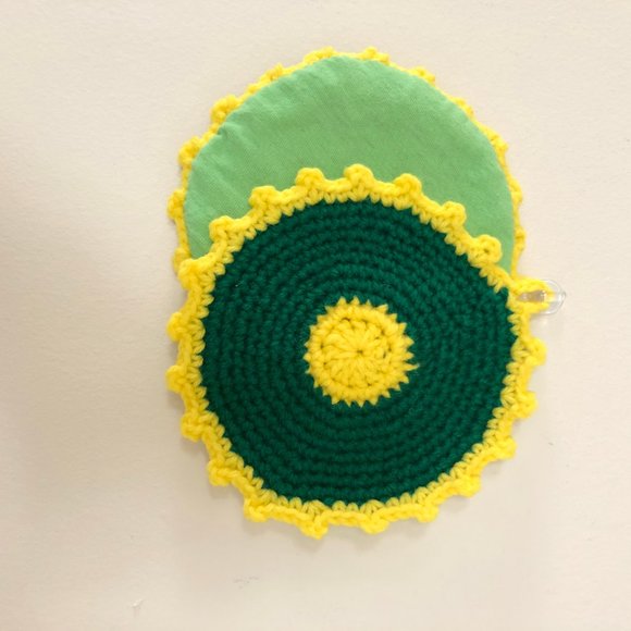 Crochet pot holders, Handmade gift set - Picture 5 of 10